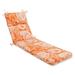 Pillow Perfect Outdoor/ Indoor Addie Terra Cotta Chaise Lounge Cushion