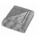 Swift Home Soft Embossed Imitation Faux Fur Throw Bedding Blanket Bedspread