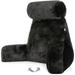 Medium Husband Pillow - Limited Baby Black Panther, 2-tone Reversible Double Sided Fabulous Faux Fur Bed Rest Pillow with Arms