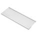 7.8 x 3.1inch Aluminum Name Plate Holder,Hanging Single Side 6mm Glass Track - silver tone
