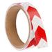 Reflective Tape, 1 Roll 10 Ft x 1-inch Safety Tape Reflector, Arrow White Red - Arrow White Red