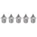 5pcs Track Spikes 3/16 Inch Alloy Steel Replacement for Track Shoes, Silver Tone - Silver Tone