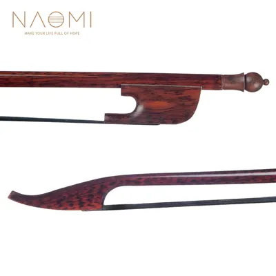 NAOMI-Nministériels d d'alto professionnel en bois de serpent 16 tailles style baroque crin noir