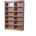 Forest Designs 84" H x 48" W Standard Bookcase Wood in Gray/Brown | 84 H x 48 W x 13 D in | Wayfair B6135-MDG