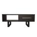 Forest Designs Lloyd Coffee Table w/ Silver Handles Wood in Black | 18 H x 48 W x 24 D in | Wayfair 8210SA-LB