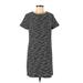 Brandy Melville Casual Dress - Shift: Blue Tweed Dresses - Women's Size 6