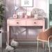 Red Barrel Studio® Multi-Purpose Vanity Wood in Pink | 30 H x 39.4 W x 19 D in | Wayfair C4A1A1B832B44200A2895BBDDE822110