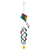 Regal Art & Gift Hanging Wind Spinner - Kite Rainbow Glass/Metal | 37 H x 6.5 W x 5.5 D in | Wayfair 13181