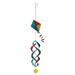 Regal Art & Gift Hanging Wind Spinner - Kite Rainbow Glass/Metal | 37 H x 6.5 W x 5.5 D in | Wayfair 13181