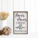 Trinx Hocus Pocus I Need Coffee To Focus Wood in White | 36 H x 24 W x 1.5 D in | Wayfair FA028AB79D2E4B0C95D9C251F882D2A9