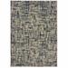 Blue/Gray 114 x 79 x 0.32 in Area Rug - 17 Stories Abstract Machine Woven Polypropylene Area Rug in Navy/Gray | 114 H x 79 W x 0.32 D in | Wayfair