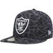 Men's New Era Black Las Vegas Raiders Amoeba Camo 59FIFTY Fitted Hat