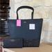 Kate Spade Bags | Kate Spade Penny Saffiano Leather Pvc Glitter Large Tote Handbag+Wallet Nwt | Color: Black/Gold | Size: Os