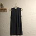 Madewell Dresses | Madewell Sleeveless Grey Dress, Grey Xl | Color: Gray | Size: Xl