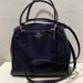 Coach Bags | Coach “Minetta” Dark Blue Pebbled Leather Satchel/ Crossbody | Color: Blue | Size: 10.5” W X 10”H X 3” Base/ 5 3/4” Handle Drop