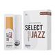 D'Addario Organisch Select Jazz Unfiled Alto Saxophon-Stimmzungen - Saxophonrohre - 2 Weich, 10 Packung