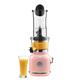 QXWJ Slow Juicer Masticating Juicer Machine,Wide Groove Slow Juicer for Nutritious Fruit and Vegetable Juicer Spiral Cold Press Juicer,Masticating Juicers for Vegetables (Color : Pink)