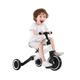 Maxmass 3 In 1 Kids Tricycle, Baby Balance Bike with Adjustable PU Seat, 3 Wheels Toddlers First Bike for 1-3 Years Old Boys and Girls (White)