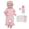 Les-Theresa 55cm Reborn Doll Girl Soft Toys For Newborn Babies, Reborn Baby Dolls Realistic Toddler Doll, Vinyl Lifelike Baby Dolls With Nipple, Lifelike Baby Dolls For Girls Realistic Toddler