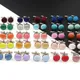 Boutons de manchette ronds de couleur unie pour homme chemise masculine boutons de manchette de