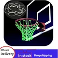 Filet de panier de basket-ball phosphorescent filet de basket-ball Shoous accessoires de sport de