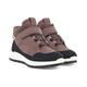 ecco - Leder-Klettstiefel Exostrike Kids/Juniors Gefüttert In Velcro Black/Dusty Purple, Gr.31