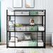 Metal Twin Size Triple Bunk Bed