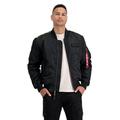 Alpha Industries Herren MA-1 VF Fighter Squadron Bomberjacke, Black, XL