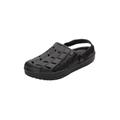 Extra Wide Width Men's Rubber Clog Water Shoe by KingSize in Black (Size 9 EW)