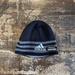 Adidas Accessories | Adidas Youth Fit Size Beanie Black White Gray Winter Knit Ski Hat Kids | Color: Black/White | Size: Osbb