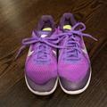 Nike Shoes | Girls Nike Purple Shoes Size 4.5. Euc! | Color: Purple | Size: 4.5g