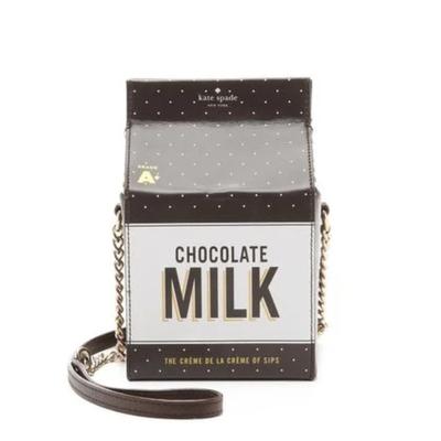 Kate Spade Bags | Kate Spade | Creme De La Creme Chocolate Milk Container Crossbody | Color: Brown/White | Size: Os