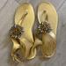 Coach Shoes | Coach Plastic Jelly Design Sandals, Great Shape. | Color: Gold/Silver | Size: 7