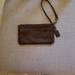 Coach Bags | Coach Brown Patent Leather Wristlet | Color: Brown | Size: Os