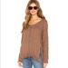 Free People Sweaters | Free People Ocean Drive Pullover In Brown | Color: Brown | Size: Xs
