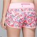 Lululemon Athletica Shorts | Floral Lululemon Runspeed Shorts. Size 6. Collectors Print | Color: Pink | Size: 6