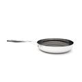 CROWD COOKWARE – Blackbeard Frying pan - Ø28 cm – Non-Stick and Non-Scratch – Suitable for All hob Types – Stainless Steel – Dishwasher and Oven Safe