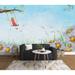 GK Wall Design Cartoon Little Girl Daisy Garden 6.25' L x 112" W Paintable Wall Mural Vinyl | 187 W in | Wayfair GKWP000274W187H106_V