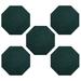 Green 24 x 24 x 0.4 in Area Rug - Eider & Ivory™ Francky Solid Color Machine Tufted Indoor/Outdoor Area Rug in Set | Wayfair