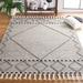 Black/White 96 x 60 x 0.47 in Indoor Area Rug - Union Rustic Dessiree Handmade Area Rug in Ivory/Black Cotton/Wool | 96 H x 60 W x 0.47 D in | Wayfair