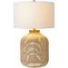 Birch Lane™ Alma Rattan Table Lamp Rattan/Fabric in Brown | 29 H x 17 W x 17 D in | Wayfair FC00C5213FD84032A7B6202D504CAC1B