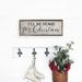 The Holiday Aisle® I'll Be Home For Christmas Whitewash Wood in Brown/White | 24 H x 8 W x 1.5 D in | Wayfair A9D785D09B414233801EBD6932CB1EB4