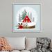 The Holiday Aisle® Snow Globe Village Snow Globe Village II by Victoria Barnes - Wrapped Canvas Graphic Art Canvas | Wayfair