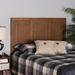 Lark Manor™ Arvyda Solid Wood Panel Headboard Wood in Brown | 50 H x 61.2 W x 0.8 D in | Wayfair 018A8D6159804FE1A81D911F11FDAE18