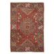 Vintage Handmade Turkish Wool Accent Rug for Home & Office Decor. Woolen Floor Covering. 3.9x5.7 Ft, BTEK0016