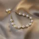 Bracelet de perles coréennes pour femmes design de niche super nickel é mode douce paupières de