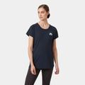 Helly Hansen Maglietta T-shirt Nord Graphic Drop Donna Blu Navy S