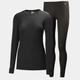 Helly Hansen Completo Base Layer Leggero Hh Comfort Donna Nero M