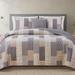 Lakeshore Plaid Mini Quilt Set Multi Warm, King, Multi Warm