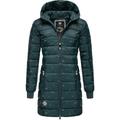 Steppjacke RAGWEAR "Tiasa Long" Gr. M (38), grün (dunkelgrün) Damen Jacken Steppjacken